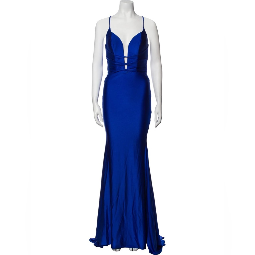 ‼️SOLD‼️ LA FEMME V-Neck Long Dress